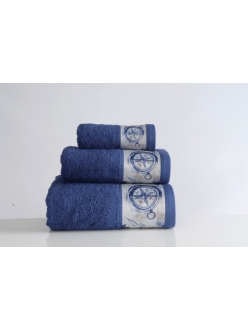 Полотенце с печатью CRAFT Lacivert (синий)