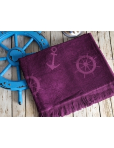 SEASIDE Mor (фиолетовый) полотенце пляжное