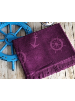 SEASIDE Mor (фиолетовый) полотенце пляжное